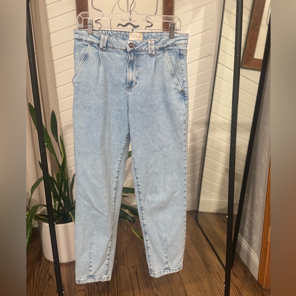 Sezane Light Blue Jeans || Size 38 US 6 - Picture 3 of 8
